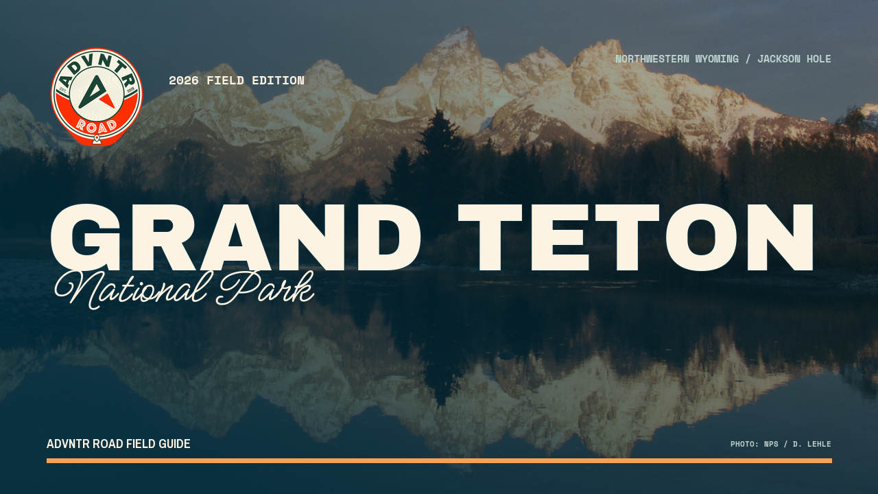 Grand Teton National Park guide artwork