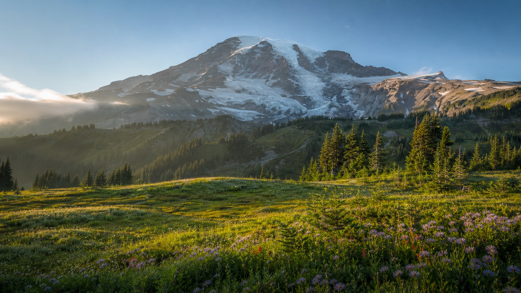 Mount Rainier National Park guide cover