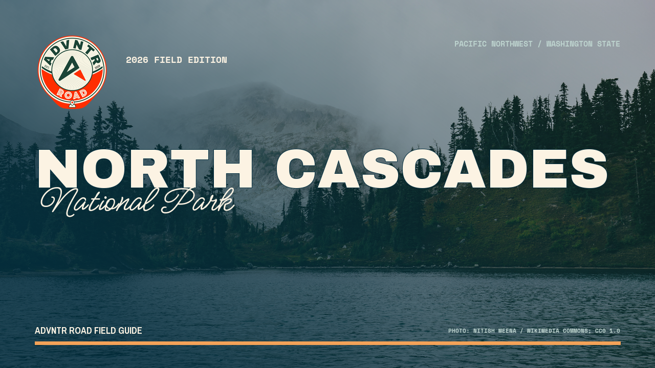 North Cascades National Park guide artwork