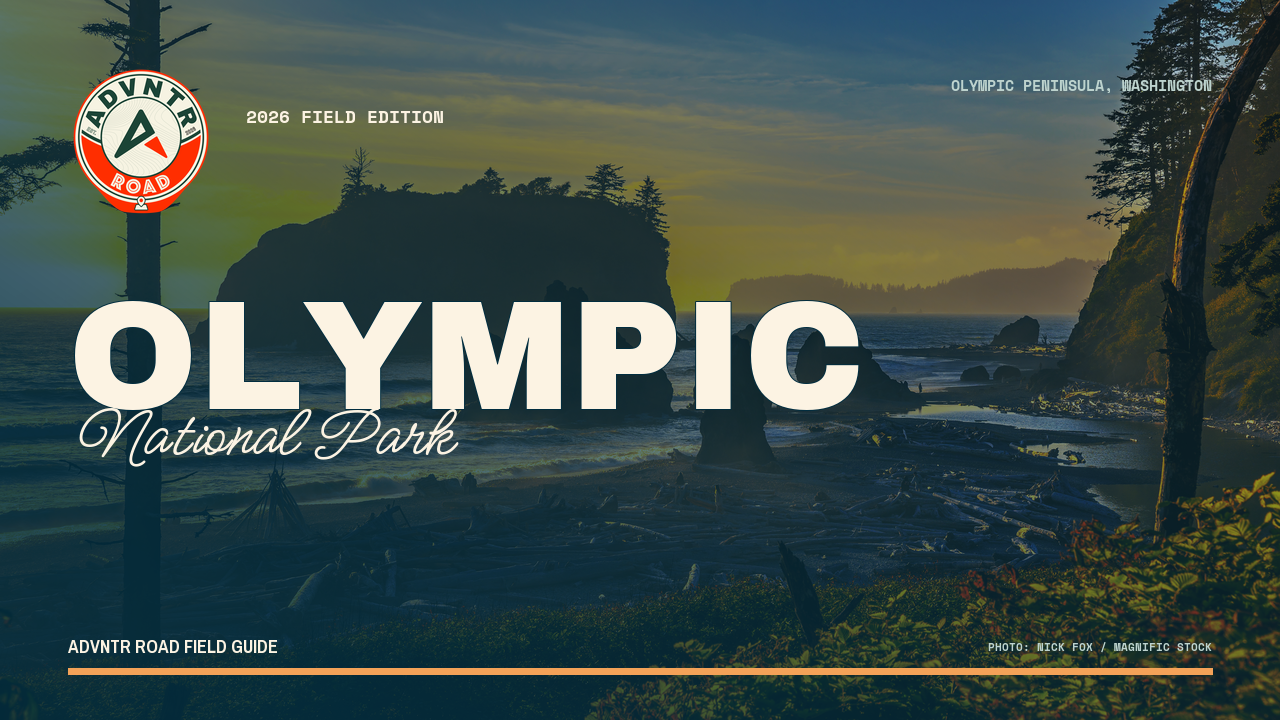 Olympic National Park guide artwork