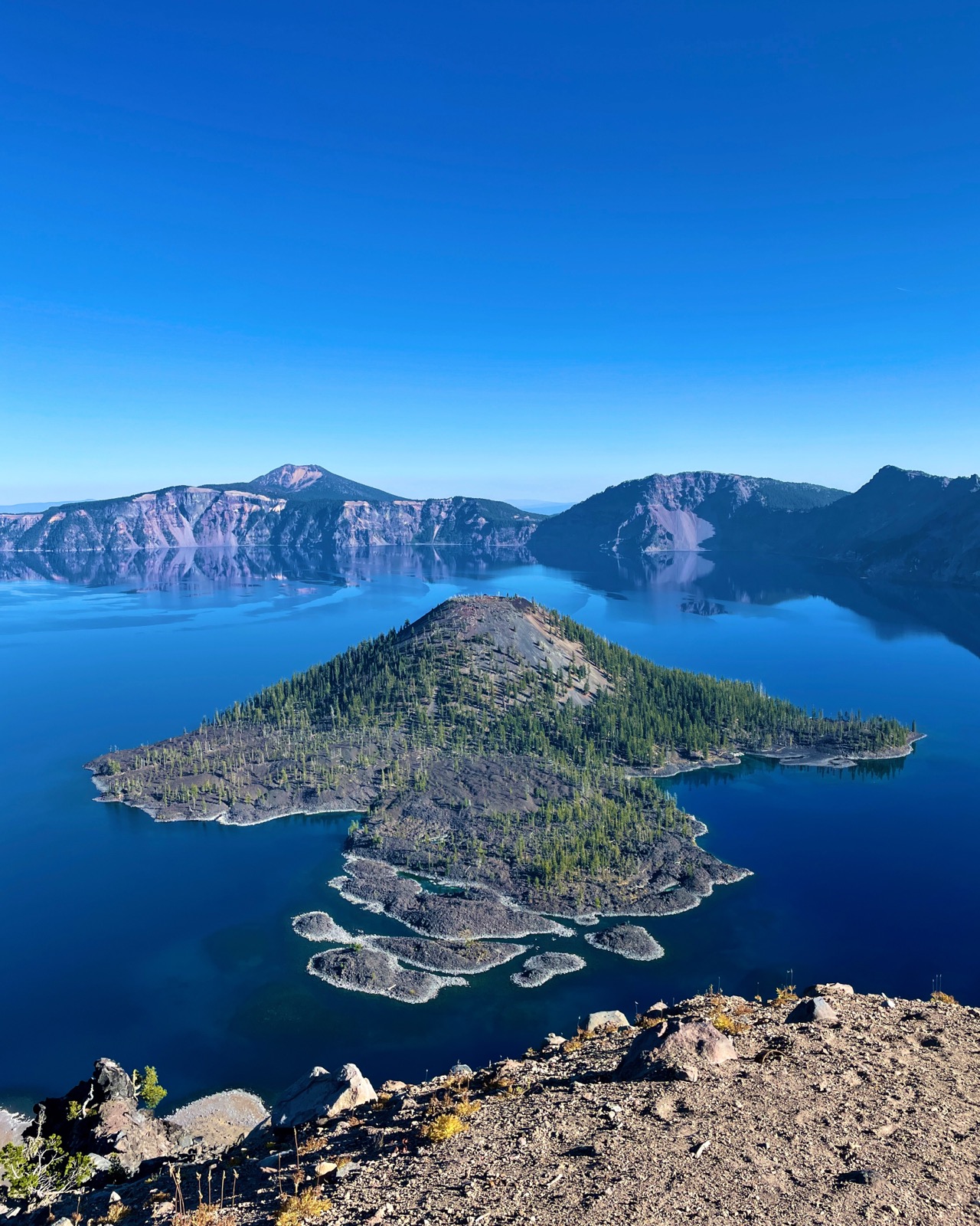 Wizard Island in Crater Lake