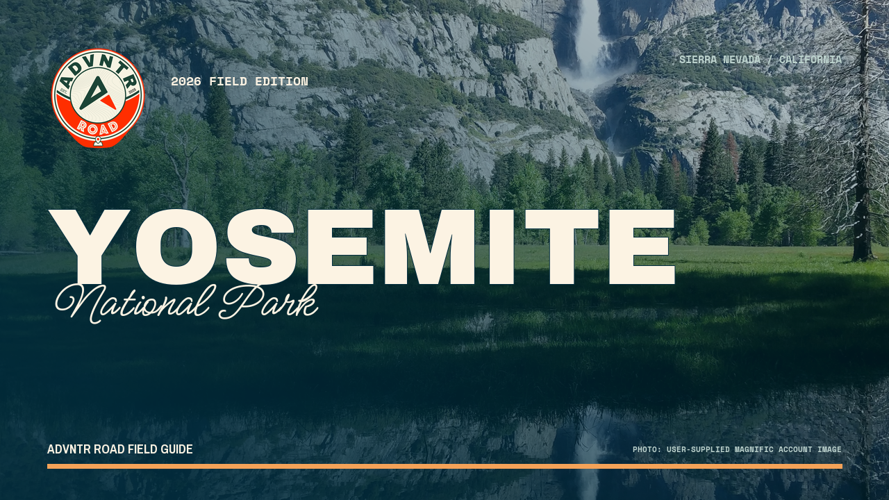 Yosemite National Park guide cover